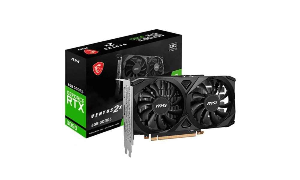 Placa de Vídeo MSI NVIDIA Geforce - RTX 3050, 6GB, DDR6, 96 Bits