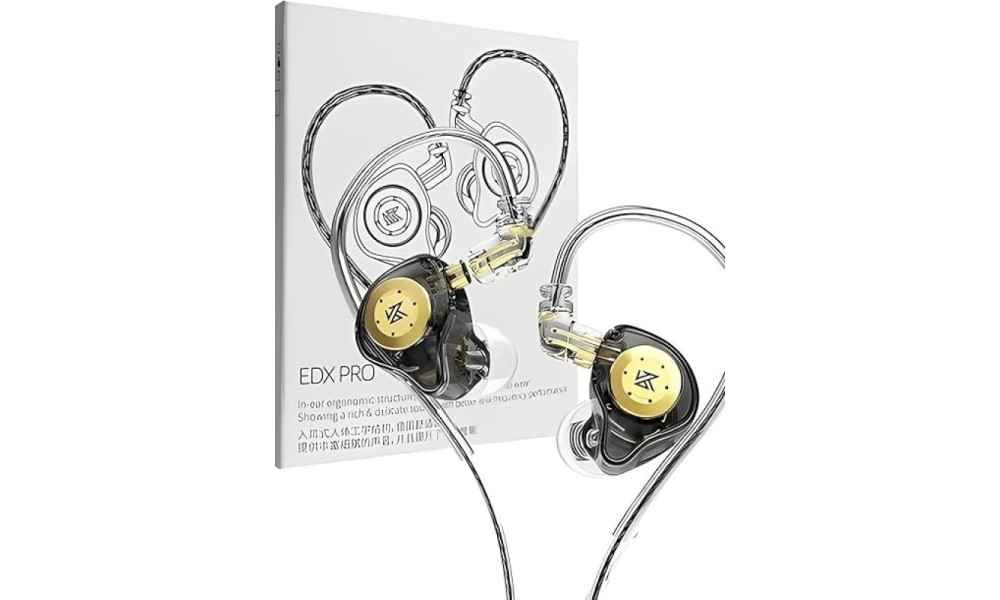 KZ-EDX Pro fone de ouvido com microfone