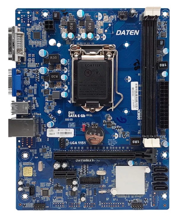 Placa Mãe Daten H110m, Intel SEXTA, Ddr3, Lga1151 - OEM - Somente 6 Geração - Setup