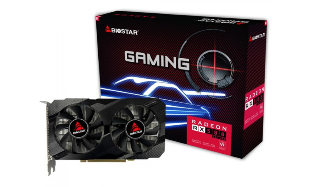 Placa de Vídeo Biostar AMD Radeon RX 580 2048SP, 8GB, GDDR5, 256 Bit, VA5815RF82 - USADA