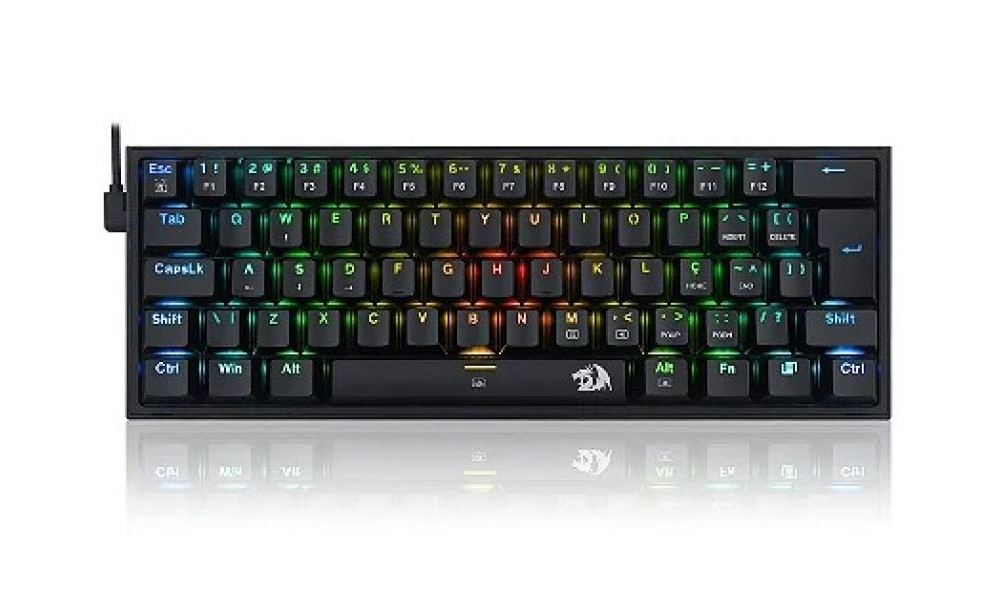 Teclado Mecanico Redragon Fizz RGB - K617