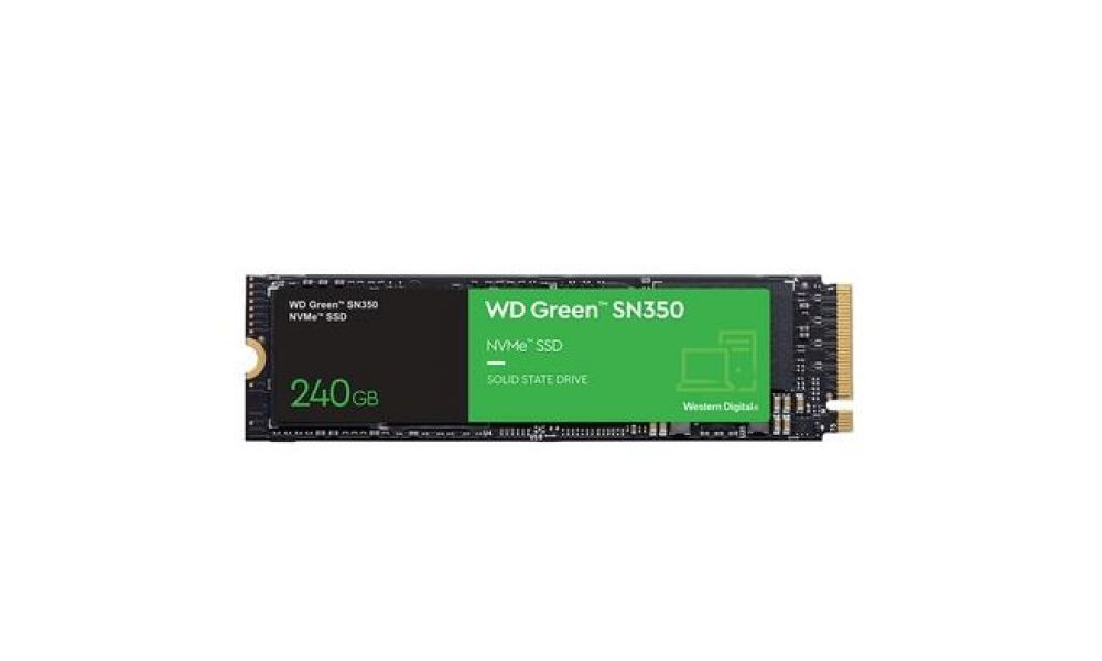 SSD 240 GB WD Green PC SN350, Pcie, Nvme, Leitura: 2400MB/S E Gravação: 900MB/S - WDS240G2G0C