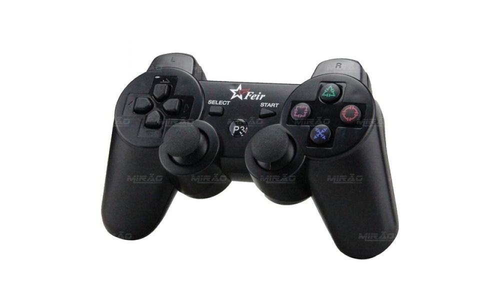 Controle C/ Fio PS3/Playstation 3 e PC Feir FR-205A