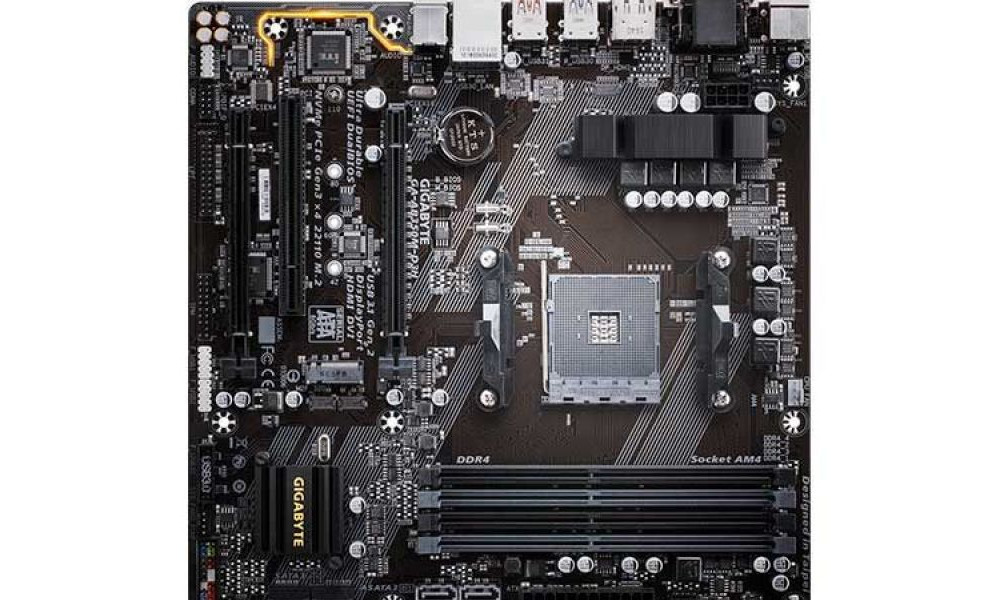 PLACA MAE GIGABYTE GA-AB350M-D3H DDR4 SOCKET AM4 CHIPSET AMD B350