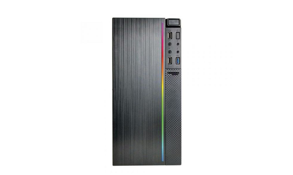Gabinete Gamer Led RGB Sem Fonte Lateral Acrílico 1 Fan RGB Pixxo - CG265LG