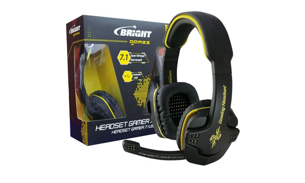 Headset Bright 0354 Gamer 7.1 USB