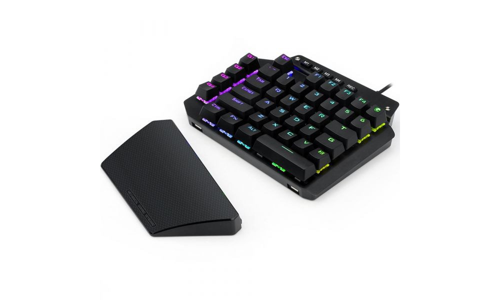 Teclado Mecânico Gamer Redragon IDA Single Hand RGB Chroma Switch Outemu Blue MK II - K583 RGB