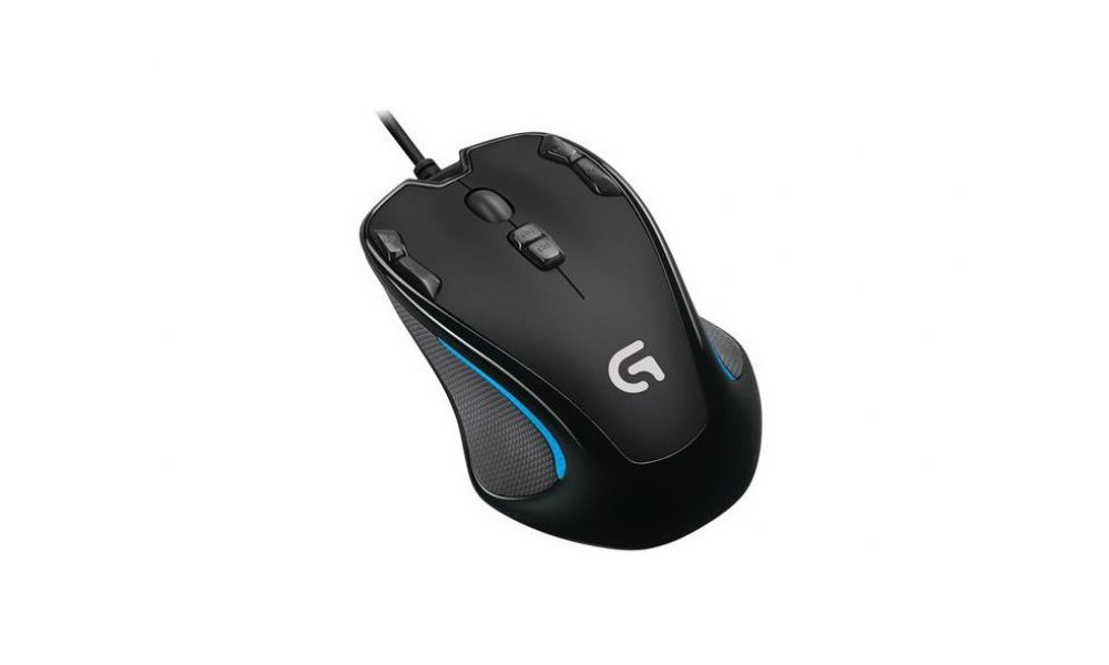 Mouse Gamer Logitech G300s com Design Ambidestro e 9 Botões Programáveis PERIM