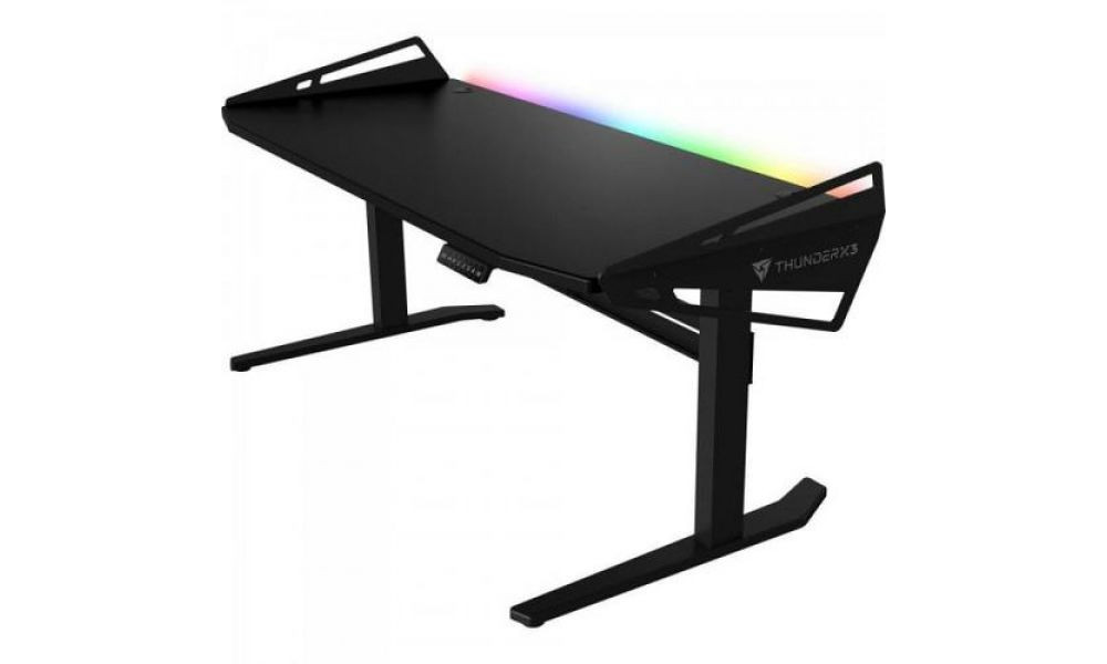 Mesa Gamer Automatizada Hex 120cm Ad7 M Preto Thunderx3