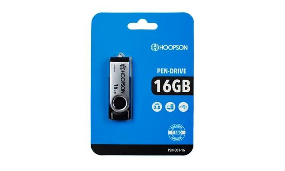 Pendrive Hoopson 16GB - PEN-001-16