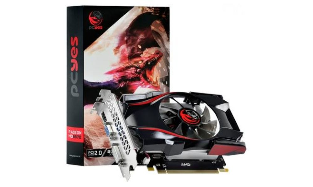 Placa de Vídeo Radeon 6570 GDDR5 2GB 128Bit PCYES