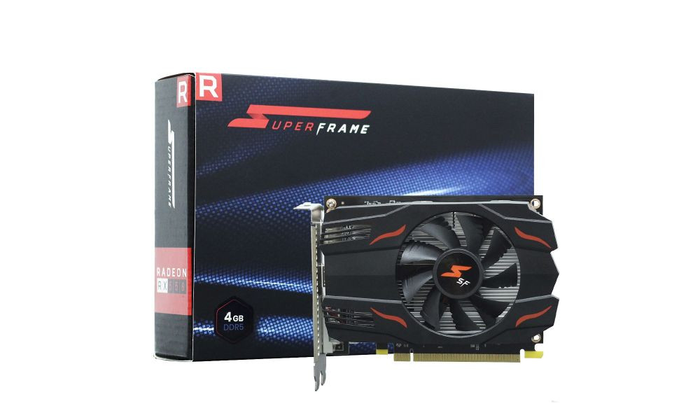 Placa de Video SuperFrame RX 550 4GB, GDRR5