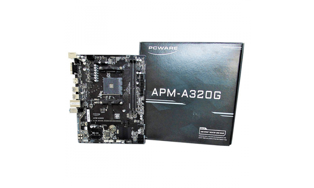Placa Mãe a320g soquete am4 ryzen amd pcware a320