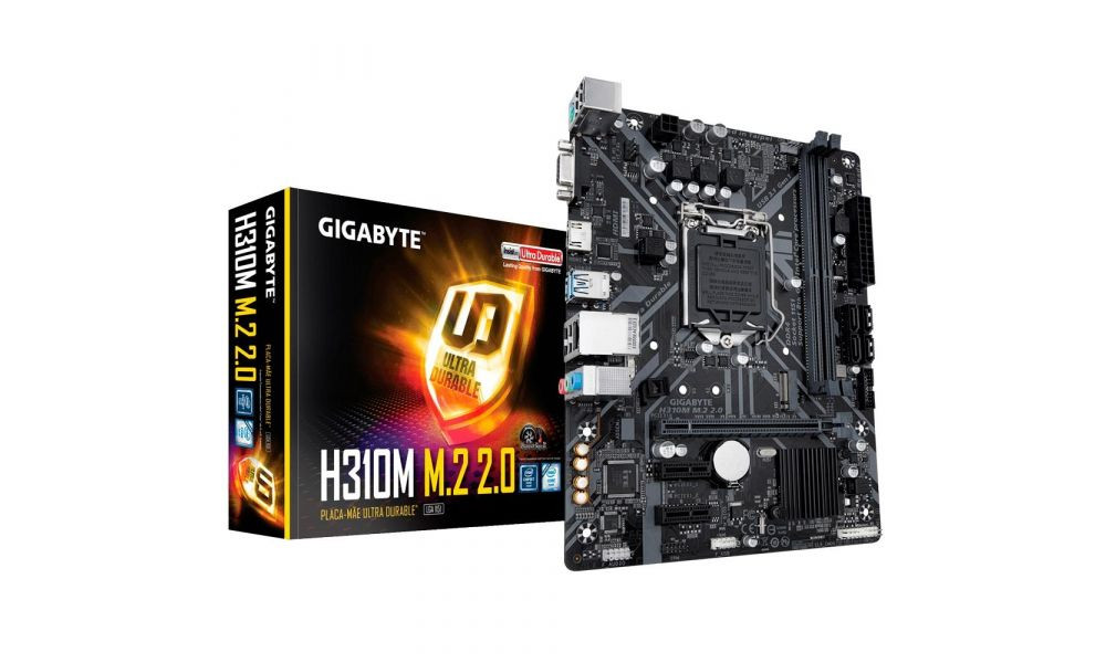 PLACA MÃE GIGABYTE H310M M.2 2.0 1151 DDR4