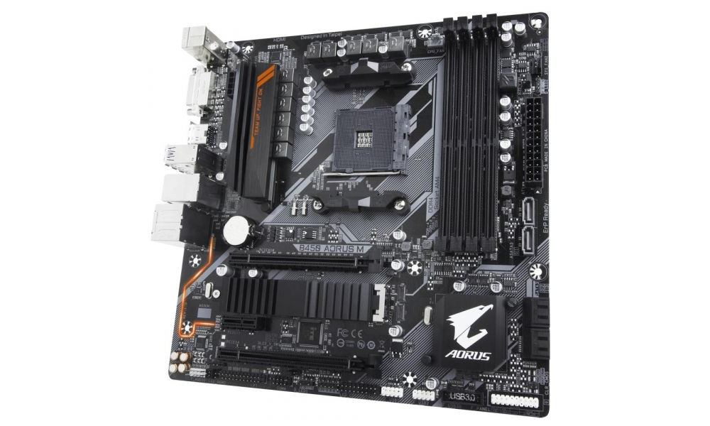 Placa Mãe B450M AORUS AM4 DDR4 - Gigabyte