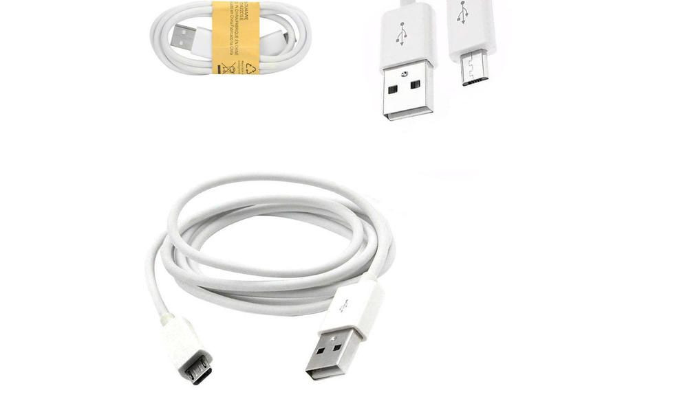 Cabo Usb Para V8 Cabo 90cm Branco - Oem Cabo V8 Branco