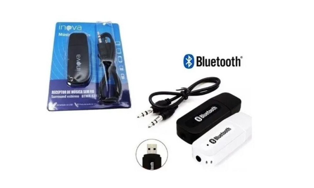 Adaptador Bluetooth USB AUX - INOVA 