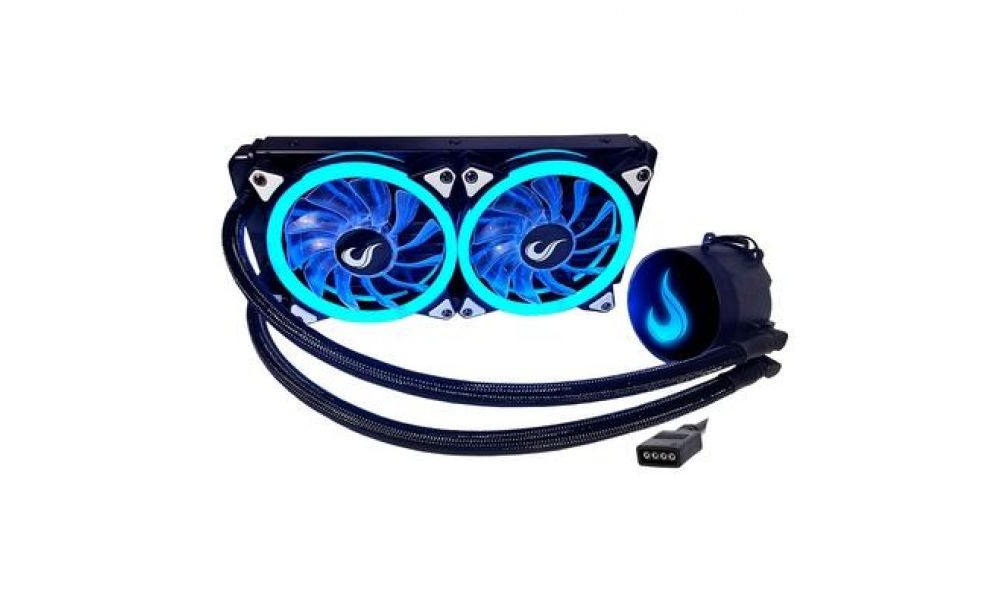 Water Cooler Black 240MM Led RGB 12v RM-WCB-02-RGB z240